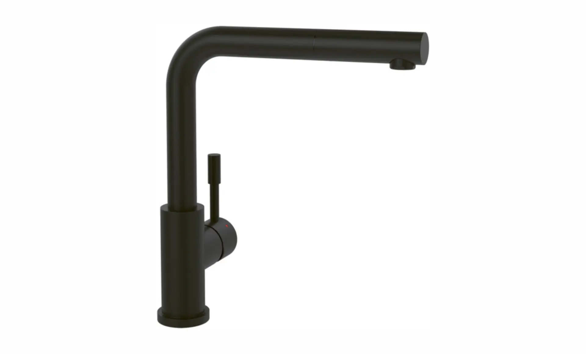 Villeroy & Boch Steel Shower - virtuves izlietnes maisītājs ar izvelkamu dušu, matēti melns 96970106