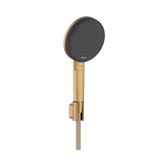 Hansgrohe Raindance Alive Select S - rokas dušas, turētāja un šļūtenes komplekts, 3 strūklas veidi, EcoSmart, bronza birstēta 24611140