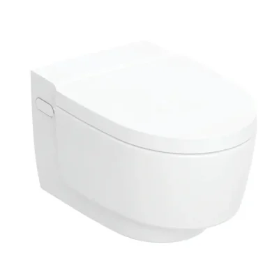Geberit AquaClean - elektronisks bidē Mera Comfort ar keramiku, montāžai pie sienas, TurboFlush, SoftClosing, KeraTect, balts 146.210.11.1