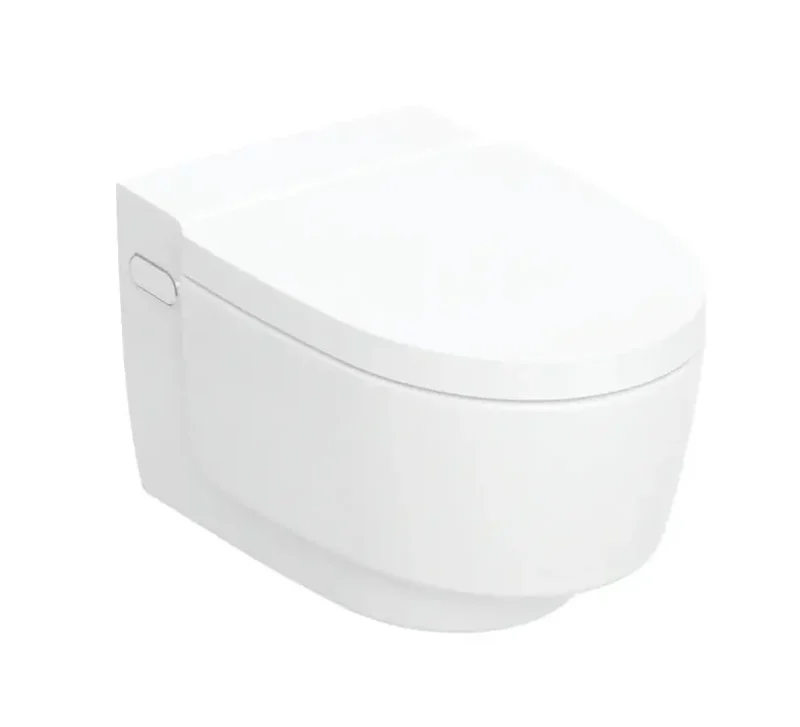 Geberit AquaClean - elektronisks bidē Mera Comfort ar keramiku, montāžai pie sienas, TurboFlush, SoftClosing, KeraTect, balts 146.210.11.1