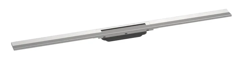 Hansgrohe RainDrain Flex - dušas noteka 1200 ar nerūsējošā tērauda resti, saīsināma, brīva montāža, nerūsējošais tērauds matēts 56047800