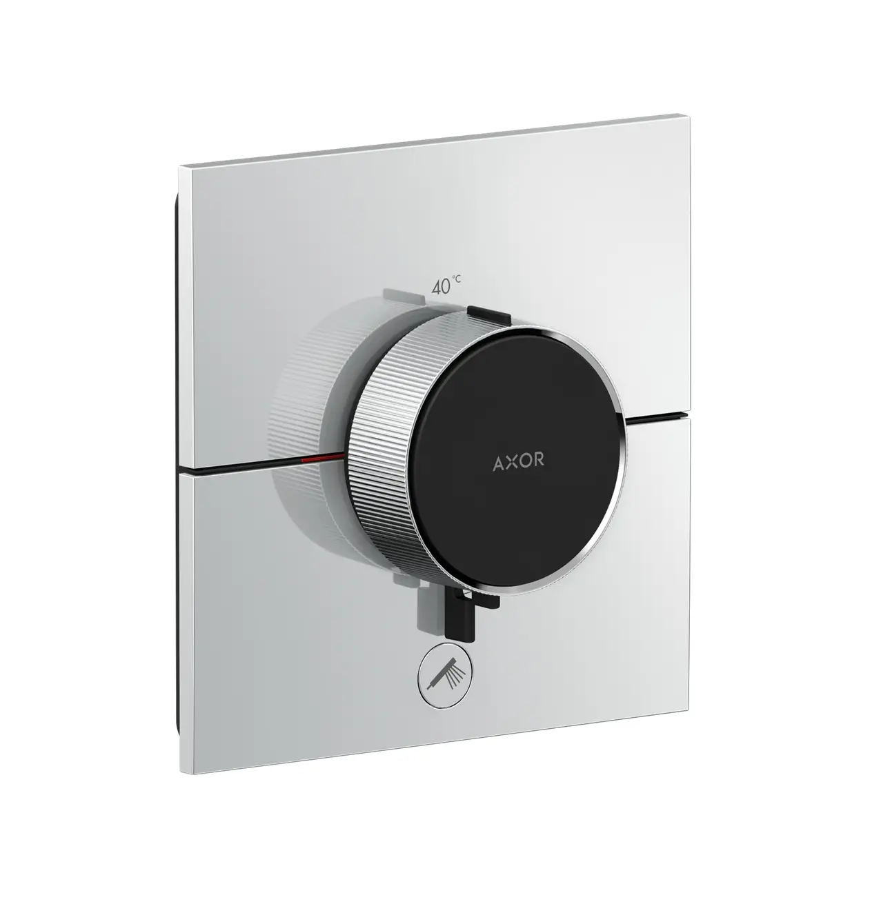 Axor ShowerSelect ID - termostata dušas maisītājs, zemapmetuma montāža, HighFlow, hroms 36777000