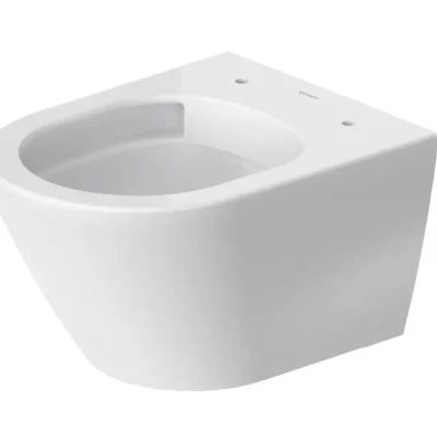 Duravit D-Neo - pie sienas stiprināms WC, bez apmales, DuraShield, matēti balts 258809AC00
