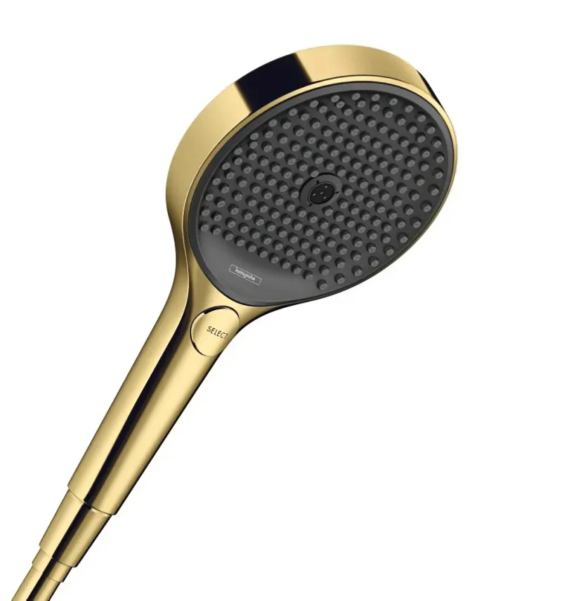 Hansgrohe Rainfinity - dušas galva 130, 3 strūklas, pulēts zelts 26865990