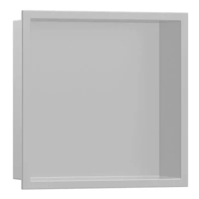 Hansgrohe XtraStoris Original - sienas niša ar rāmi, 30x30x7 cm, betona pelēka 56093380