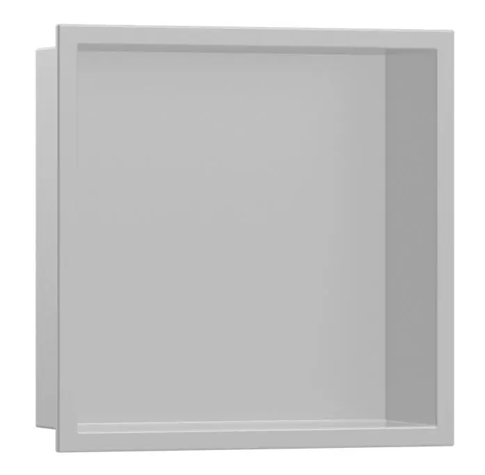 Hansgrohe XtraStoris Original - sienas niša ar rāmi, 30x30x7 cm, betona pelēka 56093380