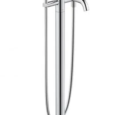 Duravit C.1 - vannas istabas vienas sviras maisītājs, grīdas montāža, ar piederumiem, hromēts C15250000010