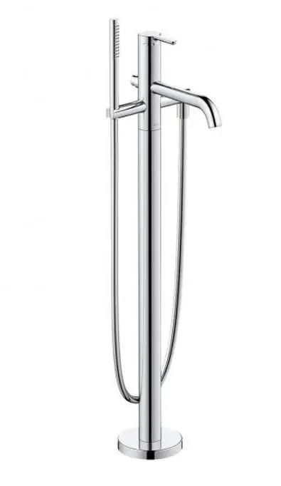 Duravit C.1 - vannas istabas vienas sviras maisītājs, grīdas montāža, ar piederumiem, hromēts C15250000010