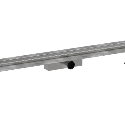 Hansgrohe RainDrain Compact - dušas noteka 120 cm, ar resti, birstēts nerūsējošais tērauds 56184800