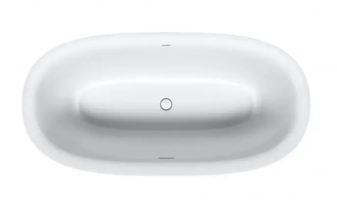 Duravit White Tulip - Brīvi stāvoša vanna, 160x80 cm, balta 700468000000000