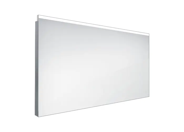 Nimco spogulis - spogulis ar LED apgaismojumu, 100x60 cm, alumīnijs ZP 8004