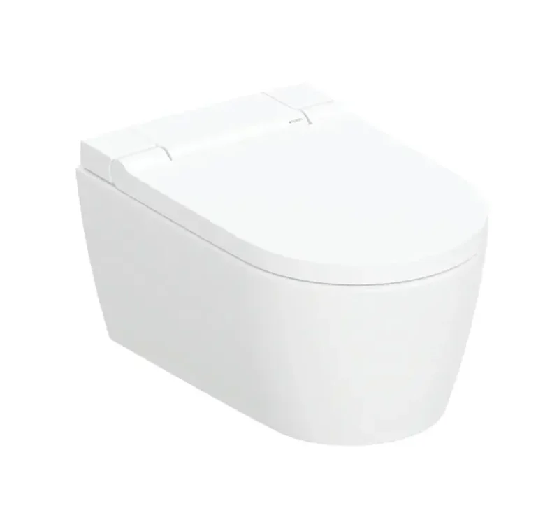 Geberit AquaClean - elektroniskais bidē Sela ar keramiku, montāžai pie sienas, TurboFlush, SoftClosing, KeraTect, matēts balts 146.220.JT.1