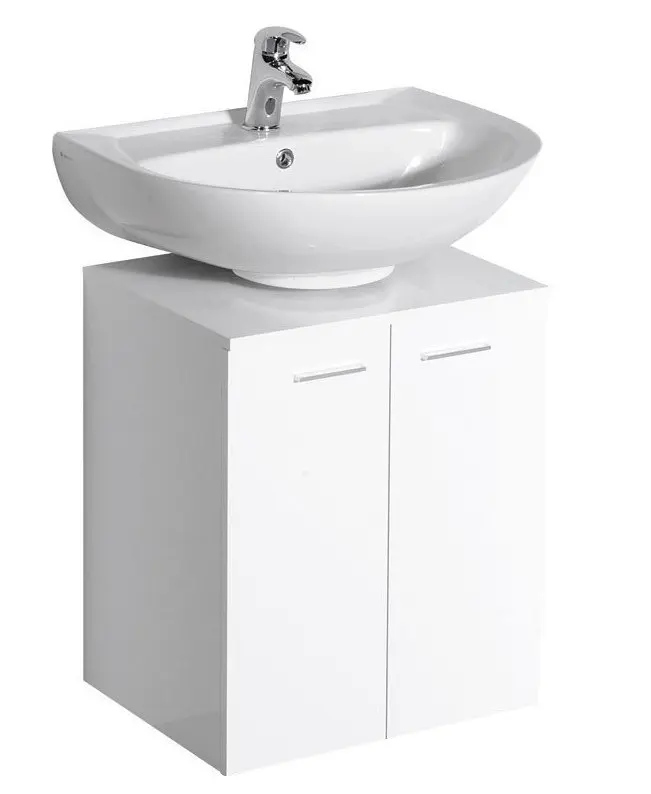 Aqualine Dino - izlietnes skapis 50x30x50 cm, balts 57030