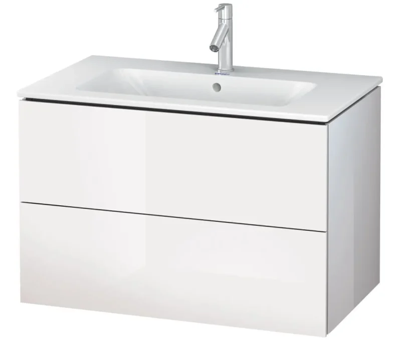 Duravit L-Cube - izlietnes skapītis 55x82x48 cm, 2 atvilktnes, balts spīdīgs LC624102222