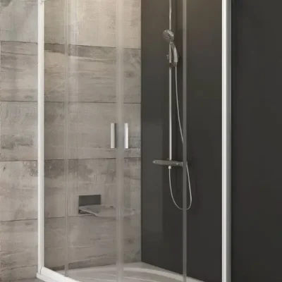 Ravak Blix - dušas kabīne ceturtdaļapļa formā BLCP4-90, 88-90 cm, balta/caurspīdīgs stikls 3B270100Z1