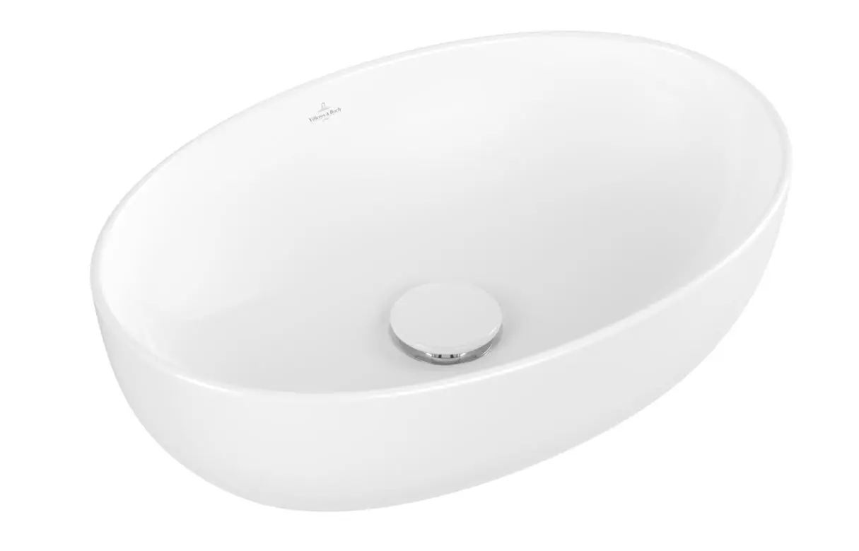 Villeroy & Boch Artis - uzliekamā izlietne 49x33 cm, bez pārplūdes, CeramicPlus, Alpu balts 438848R1