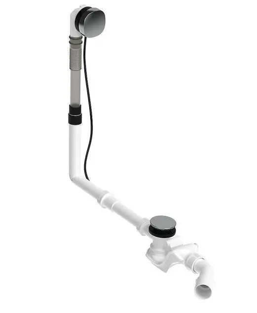 Duravit piederumi - noteces un pārplūdes komplekts, Bowdena trose, hromēts 792216000001000