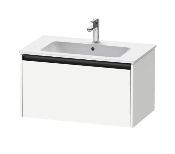 Duravit Ketho.2 - izlietnes skapītis, 44x81x48 cm, 1 atvilktne, balts matēts K25063018180000