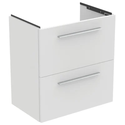 Ideal Standard i.Life S - skapītis rokas izlietnei, 60x38x63 cm, 2 izvelkamās atvilktnes, balts matēts T5293DU