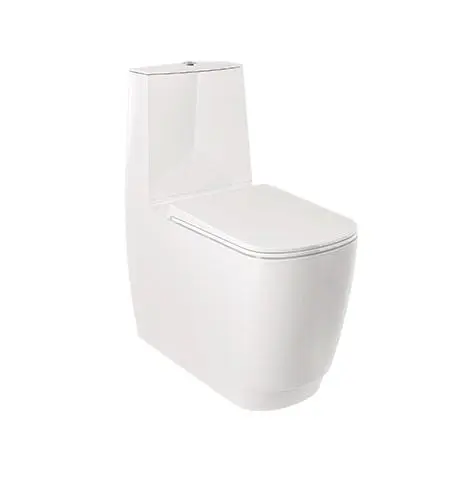 Kludi Resa S - WC kombinētais pods, Vario noteka, Rimless, Spiralflush, balts spīdīgs 27WCB0143