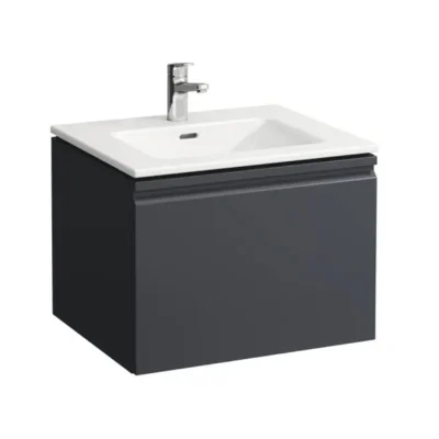 Laufen Pro S - izlietne ar skapīti, 60x50 cm, 1 atvilktne, grafīts matēts H8609614801041