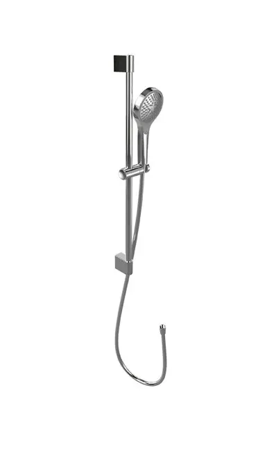 Villeroy & Boch Verve Showers - dušas komplekts: rokas duša, stienis un šļūtene, 3 strūklas veidi, hroms TVS109007UK061