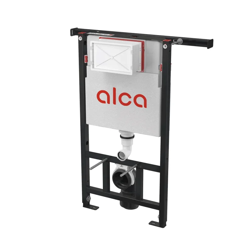 Alcadrain priekšsienas elementi - pie sienas stiprināma instalācija pie sienas stiprināmam WC, tablešu dozators, montāžas augstums 0,98 m AM102/1000