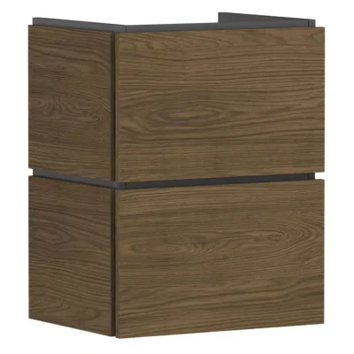 Hansgrohe Xilesa E - izlietnes apakšskapītis, 62x48x38 cm, 2 atvilktnes, ozolkoks kasmirs 54248550