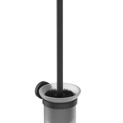 Ideal Standard IOM - WC birste ar turētāju, melns/ satinēts stikls A9119XG