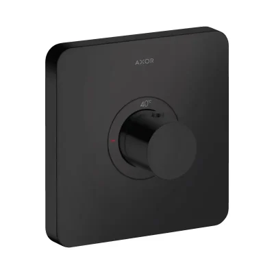 Axor ShowerSelect - Highflow termostats, zemapmetuma montāža, matēti melns 36711670