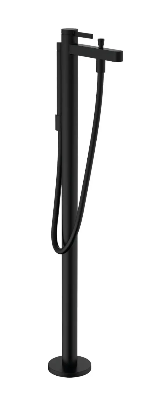 Hansgrohe Finoris - vannas maisītājs ar piederumiem, melns matēts 76445670
