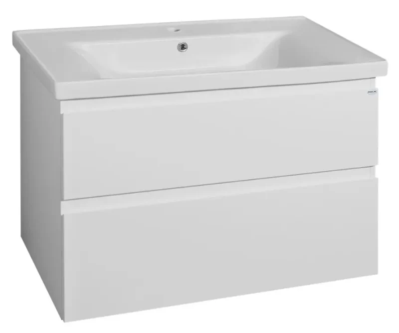 Aqualine Altair - izlietnes skapītis 60x87x45 cm, 2 atvilktnes, balts AI290