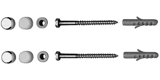 Duravit piederumi - ātrā stiprināšana piekarināmam bidē un puskolonnai, diametrs 6 mm x 70 mm 0067011000