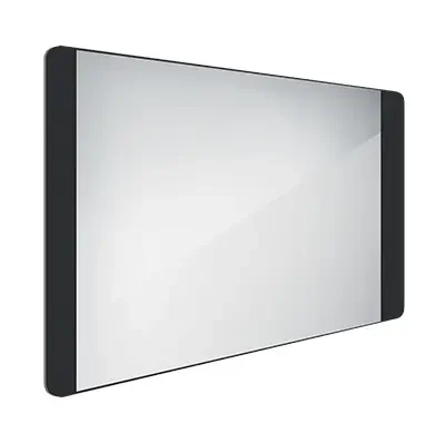 Nimco spogulis - spogulis ar LED apgaismojumu, 100x60 cm, alumīnijs/melns ZPC 42004-90