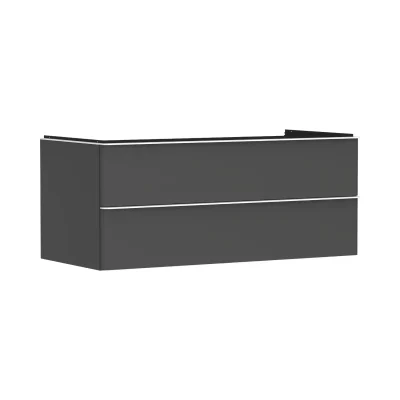 Hansgrohe Xelu Q - izlietnes apakšskapītis, 50x118x55 cm, 2 atvilktnes, matēti pelēks/matēti balts 54083700