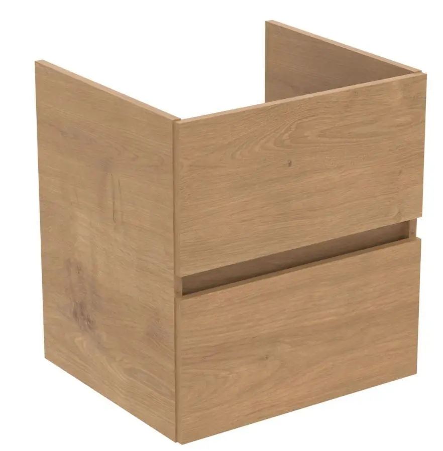 Ideal Standard Eurovit+ - skapītis zem izlietnes, 55x50x44 cm, 2 atvilktnes, ozols R0256Y8