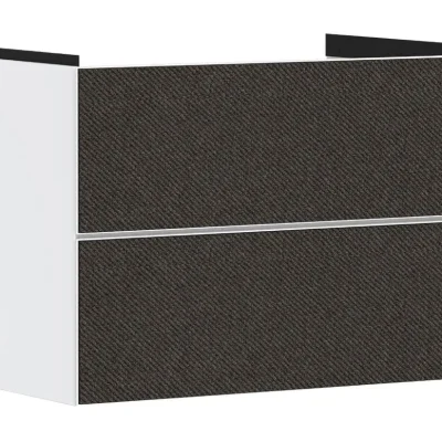 Hansgrohe Xevolos E - izlietnes skapītis, 78x58x48 cm, 2 atvilktnes, matēti balts/tekstils tumši pelēks 54178660