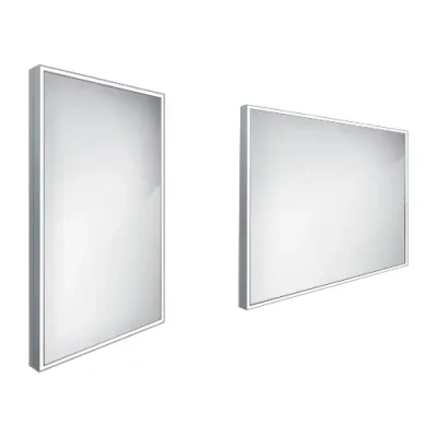 Nimco spogulis - spogulis ar LED apgaismojumu, 40x60 cm, alumīnijs ZP 13000