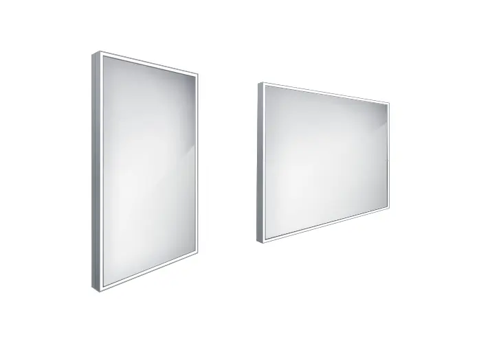 Nimco spogulis - spogulis ar LED apgaismojumu, 40x60 cm, alumīnijs ZP 13000