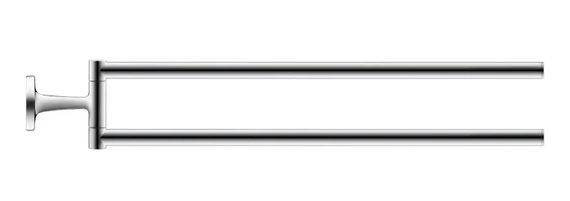 Duravit Starck T - dubultais dvieļu turētājs, grozāms, garums 47 cm, hromēts 0099411000