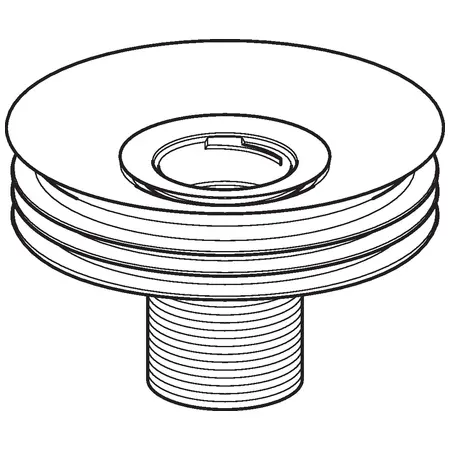 Geberit piederumi - smaku slazda adapteris bezūdens pisuāriem, diametrs 125 mm 116.062.00.1