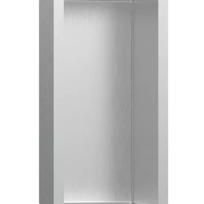 Hansgrohe XtraStoris Individual - sienas niša ar dizaina rāmi, 30x15x10 cm, matēts nerūsējošais tērauds 56094800