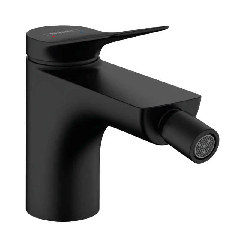 Hansgrohe Vivenis - bideta maisītājs ar noteces komplektu, matēti melns 75200670