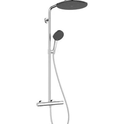 Hansgrohe Raindance Alive S Puro - dušas komplekts ar termostatu, 21x34 cm, 3 strūklas režīmi, EcoSmart, hroms 24593000