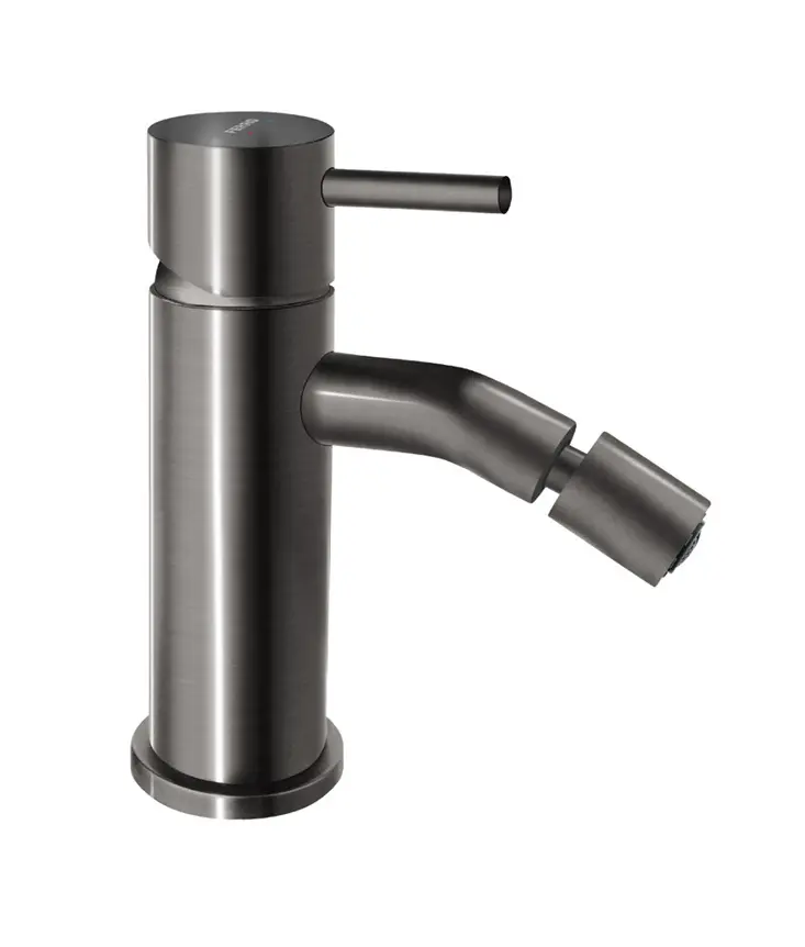 Novaservis Ferro Ciriculus - bideta maisītājs ar noteci, gun metal BCK6GM