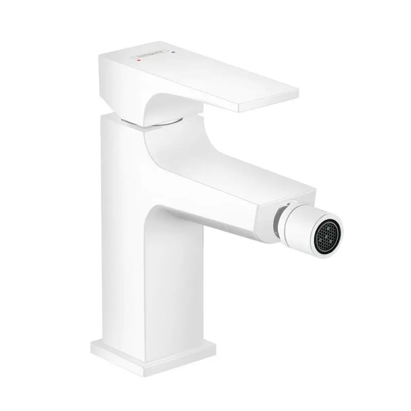 Hansgrohe Metropol - bidē maisītājs ar noteces komplektu Push-Open, balti matēts 32520700