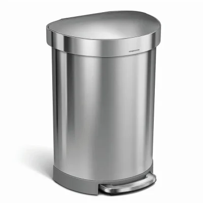 Simplehuman atkritumu tvertne - atkritumu spainis 60 l, nerūsējošais tērauds CW2029