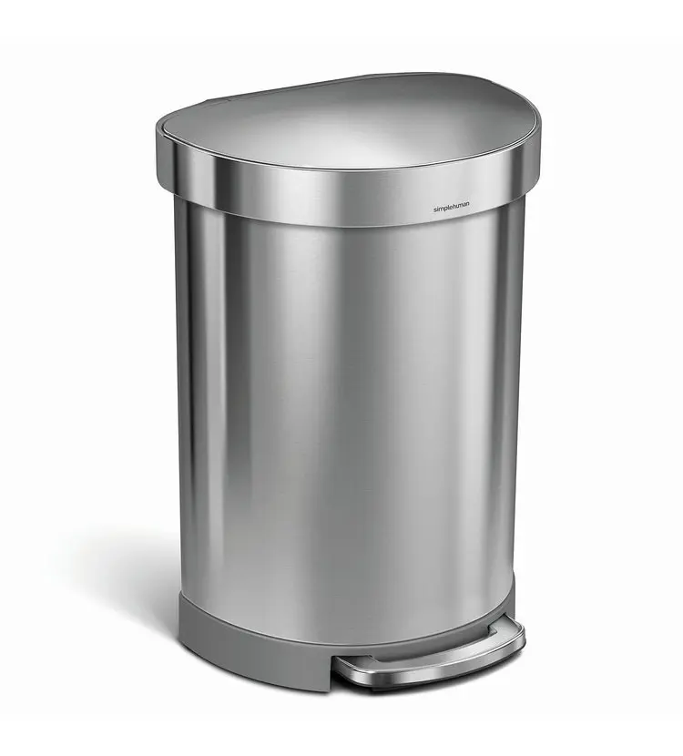Simplehuman atkritumu tvertne - atkritumu spainis 60 l, nerūsējošais tērauds CW2029