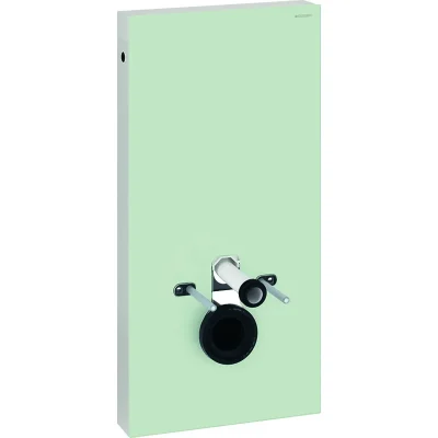 Geberit Monolith - sanitārais modulis piekaramajam WC, 101 cm, pieslēgums apakšā, mintzaļš 131.021.SL.5