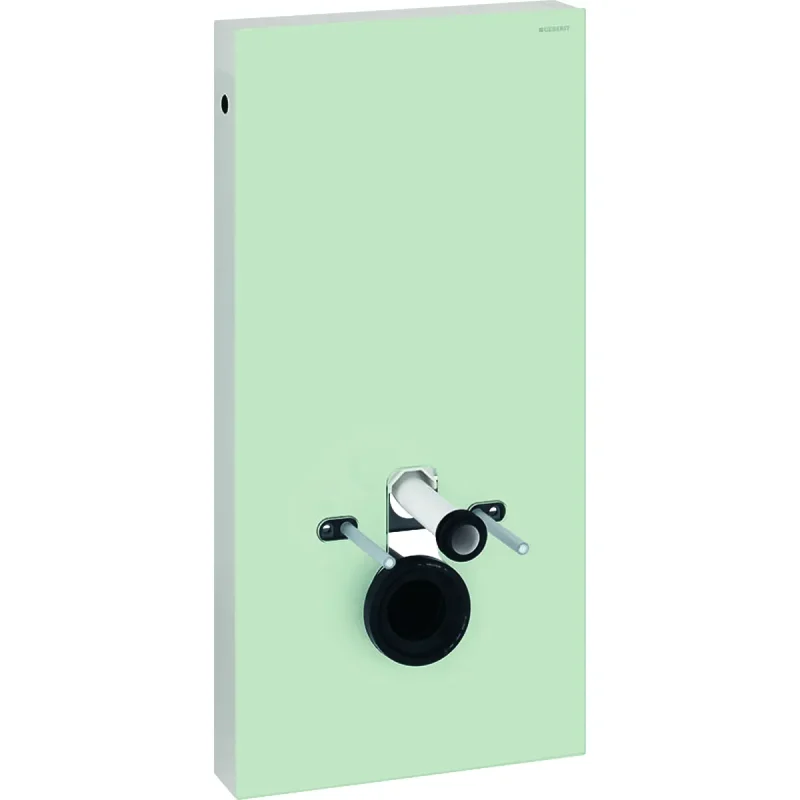 Geberit Monolith - sanitārais modulis piekaramajam WC, 101 cm, pieslēgums apakšā, mintzaļš 131.021.SL.5